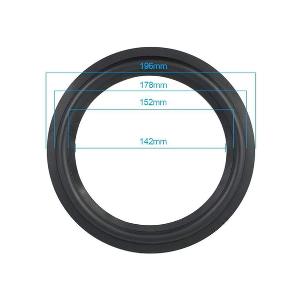 Planet Gates AIYIMA 2Pcs Audio Speaker Rubber Surround 4/5/6.5/8/10 Inch Speakers Rubber Fold Edge Speaker Repair Parts Accessories
