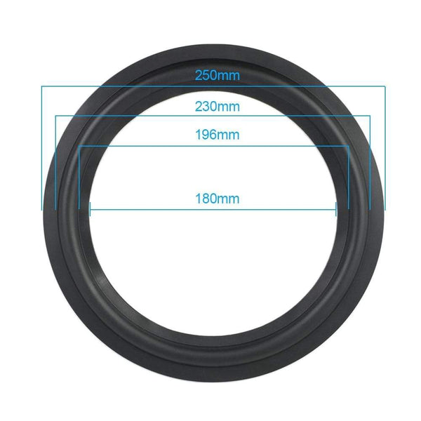 Planet Gates AIYIMA 2Pcs Audio Speaker Rubber Surround 4/5/6.5/8/10 Inch Speakers Rubber Fold Edge Speaker Repair Parts Accessories