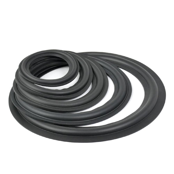 Planet Gates AIYIMA 2Pcs Audio Speaker Rubber Surround 4/5/6.5/8/10 Inch Speakers Rubber Fold Edge Speaker Repair Parts Accessories