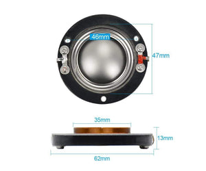 Planet Gates AIYIMA 2Pcs Audio Speakers 34.4/44.4mm Treble Voice Coil Titanium Film DIY For Tweeter Driver Speaker Repair Parts Accessories