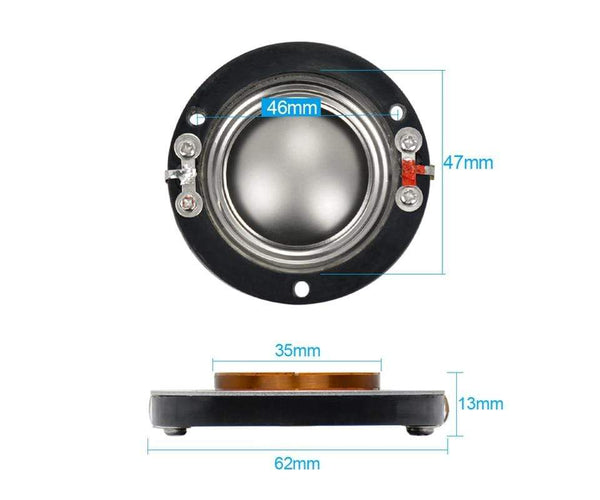 Planet Gates AIYIMA 2Pcs Audio Speakers 34.4/44.4mm Treble Voice Coil Titanium Film DIY For Tweeter Driver Speaker Repair Parts Accessories