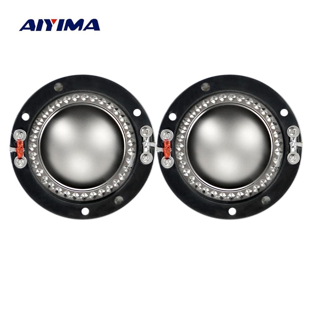 Planet Gates AIYIMA 2Pcs Audio Speakers 34.4/44.4mm Treble Voice Coil Titanium Film DIY For Tweeter Driver Speaker Repair Parts Accessories