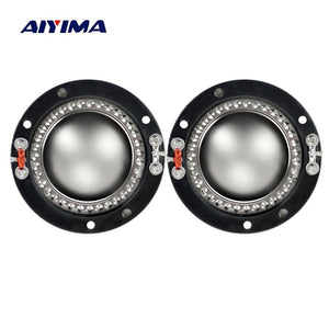 Planet Gates AIYIMA 2Pcs Audio Speakers 34.4/44.4mm Treble Voice Coil Titanium Film DIY For Tweeter Driver Speaker Repair Parts Accessories