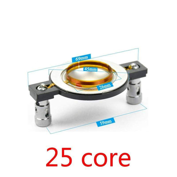 Planet Gates AIYIMA 2Pcs Audio Tweeter Driver Speakers Professional Titanium Film 25/34/44/51 Core Treble Voice Coil DIY Speakers Accessory