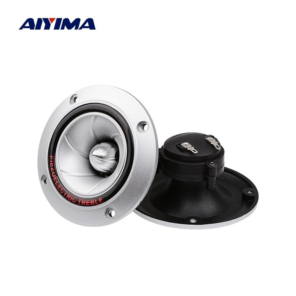 Planet Gates AIYIMA 2Pcs Audio Tweeter Piezo Speakers 100W Horn Piezoelectric Sound Speaker Driver Treble Buzzer Loudspeaker DIY Home Theater