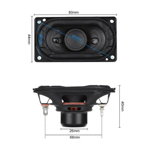Planet Gates AIYIMA 2Pcs Mid-woofer Audio Speakers Driver 80x44mm 8 Ohm 15W Long Stroke Enthusiast Bass Home Thater Loudspeaker For JBL