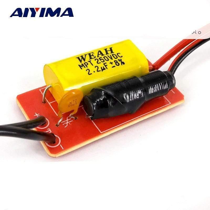 AIYIMA 2Pcs Pure Treble Speaker Audio Frequency Divider 40W Stage Home Car Tweeter Crossover Filters For 2-5 Inch Speaker