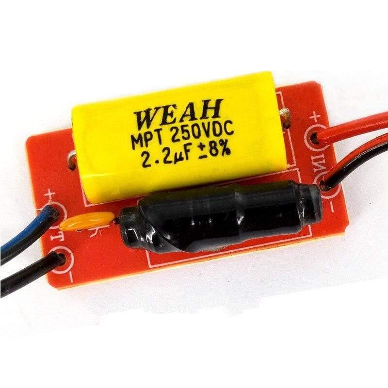 AIYIMA 2Pcs Pure Treble Speaker Audio Frequency Divider 40W Stage Home Car Tweeter Crossover Filters For 2-5 Inch Speaker