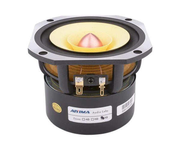 Planet Gates AIYIMA 4 Inch Audio Full Range Speaker Driver 25W Mid Frequency HIFI Sound Amplifier Speaker Unit For Home Theater Loudspeaker