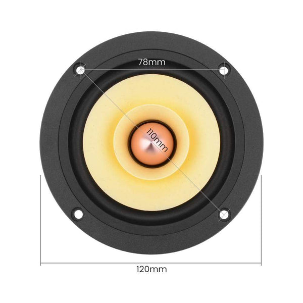 Planet Gates AIYIMA 4 Inch Audio Full Range Speaker Driver 25W Mid Frequency HIFI Sound Amplifier Speaker Unit For Home Theater Loudspeaker