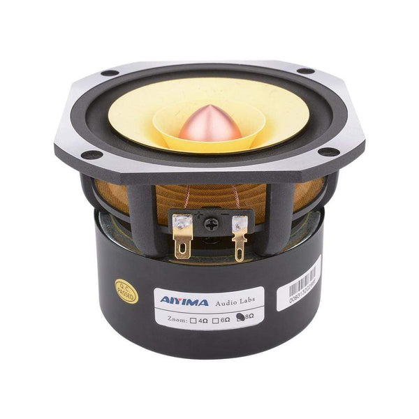 Planet Gates AIYIMA 4 Inch Audio Full Range Speaker Driver 25W Mid Frequency HIFI Sound Amplifier Speaker Unit For Home Theater Loudspeaker