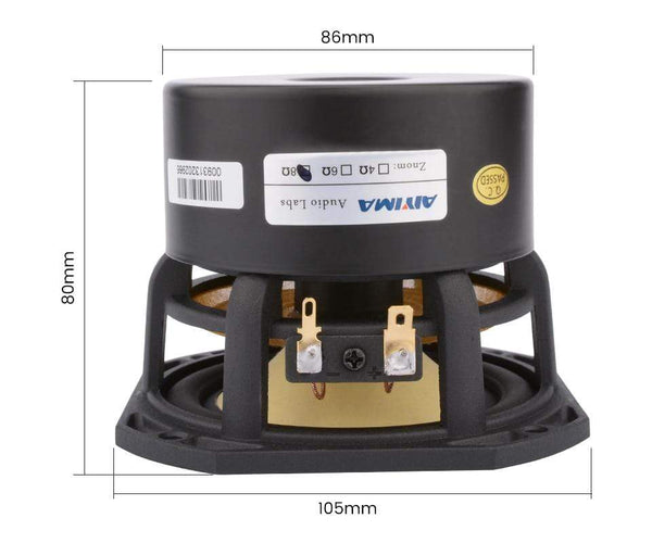 Planet Gates AIYIMA 4 Inch Audio Full Range Speaker Driver 25W Mid Frequency HIFI Sound Amplifier Speaker Unit For Home Theater Loudspeaker