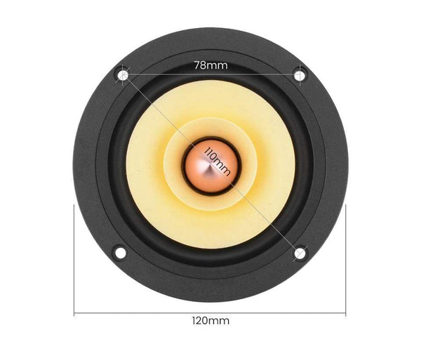 Planet Gates AIYIMA 4 Inch Audio Full Range Speaker Driver 25W Mid Frequency HIFI Sound Amplifier Speaker Unit For Home Theater Loudspeaker