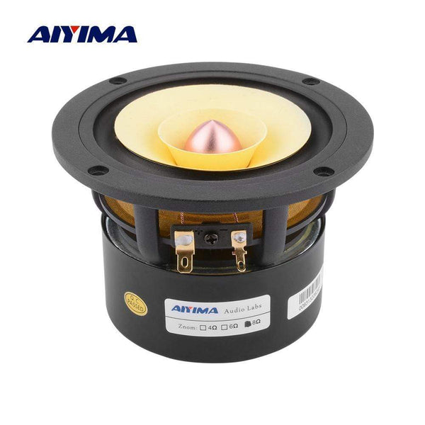 Planet Gates AIYIMA 4 Inch Audio Full Range Speaker Driver 25W Mid Frequency HIFI Sound Amplifier Speaker Unit For Home Theater Loudspeaker