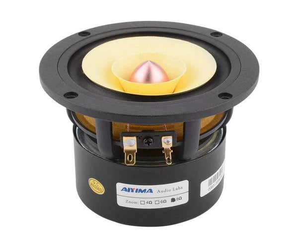 Planet Gates AIYIMA 4 Inch Audio Full Range Speaker Driver 25W Mid Frequency HIFI Sound Amplifier Speaker Unit For Home Theater Loudspeaker