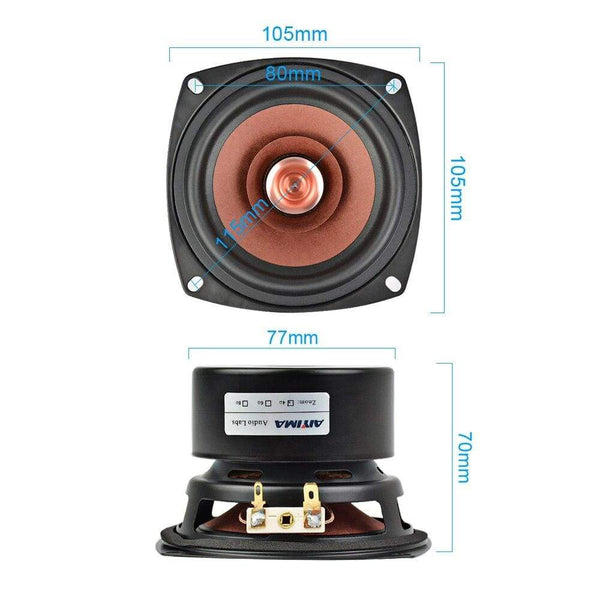 Planet Gates AIYIMA 4 Inch Audio Speaker Driver HIFI 4 8 Ohm 30W Full Range Altavoz Bookshelf Loudspeaker For Home Theater Amplifier DIY 1PC