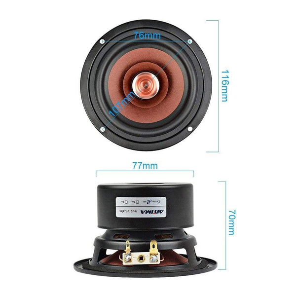 Planet Gates AIYIMA 4 Inch Audio Speaker Driver HIFI 4 8 Ohm 30W Full Range Altavoz Bookshelf Loudspeaker For Home Theater Amplifier DIY 1PC