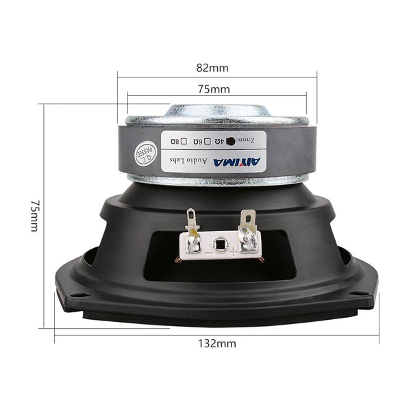 Planet Gates AIYIMA 5.25 Inch Subwoofer Sound Speaker Driver 4 8 Ohm 120W Home Theater Hifi Power Woofer Music Loudspeaker
