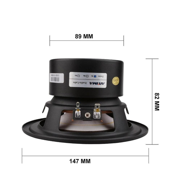 Planet Gates AIYIMA 5.25 Inch Subwoofer Speaker Driver 4 8 Ohm 40W Woofer Strong Deep Bass Bookshelf Loudspeaker For Home Theater DIY 1PC