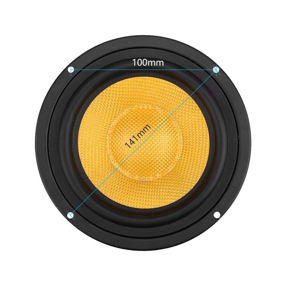Planet Gates AIYIMA 5.25Inch Audio Speaker Driver 4 8Ohm 100W Mid Bass Speakers Woofer Fiberglass Cone Home Theater For Bookshelf DIY
