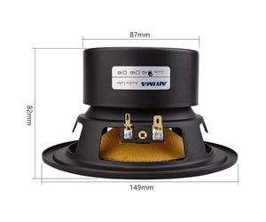 Planet Gates AIYIMA 5.25Inch Audio Speaker Driver 4 8Ohm 100W Mid Bass Speakers Woofer Fiberglass Cone Home Theater For Bookshelf DIY