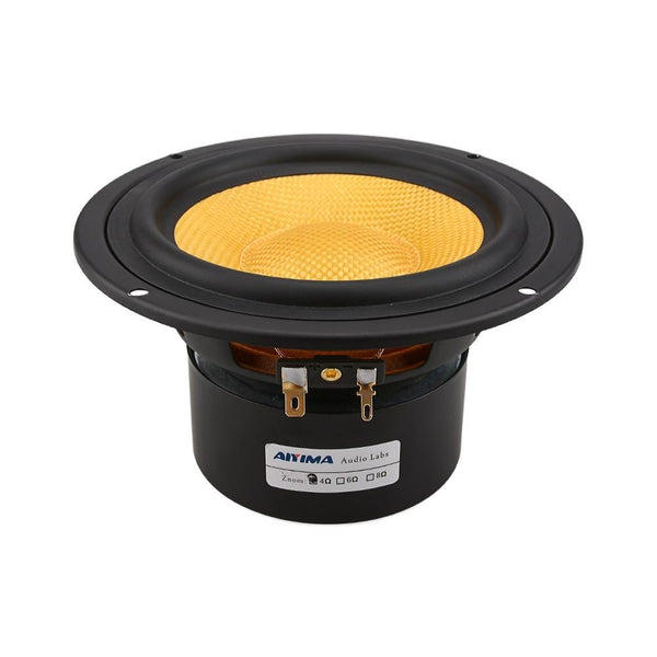 Planet Gates AIYIMA 5.25Inch Audio Speaker Driver 4 8Ohm 100W Mid Bass Speakers Woofer Fiberglass Cone Home Theater For Bookshelf DIY