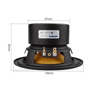Planet Gates AIYIMA 5.25Inch Audio Speaker Driver 4 8Ohm 100W Mid Bass Speakers Woofer Fiberglass Cone Home Theater For Bookshelf DIY