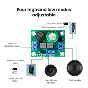 AIYIMA Adjustable Two Way Crossover HiFi Speaker Treble Bass  Audio Speaker Divider Filter DIY Home Sound Theater