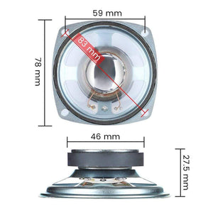 Planet Gates AIYIMA Full Range Speaker Driver 8Ohm 5W  2Pcs 3Inch Stereo Audio Loudspeaker Sound Amplifier Column For DIY Home Theater