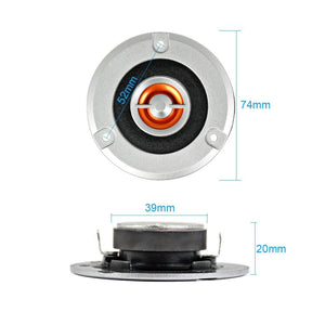 Planet Gates AIYMA 2Pcs 3Inch Audio Tweeter Loudspeaker Driver 4 Ohm 20 W Home Theater KTV HIFI Music MIni Speaker