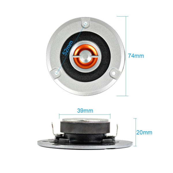 Planet Gates AIYMA 2Pcs 3Inch Audio Tweeter Loudspeaker Driver 4 Ohm 20 W Home Theater KTV HIFI Music MIni Speaker