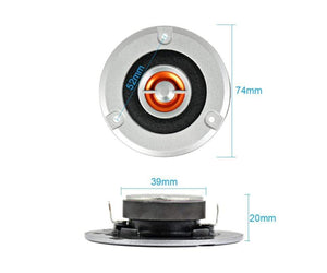 Planet Gates AIYMA 2Pcs 3Inch Audio Tweeter Loudspeaker Driver 4 Ohm 20 W Home Theater KTV HIFI Music MIni Speaker