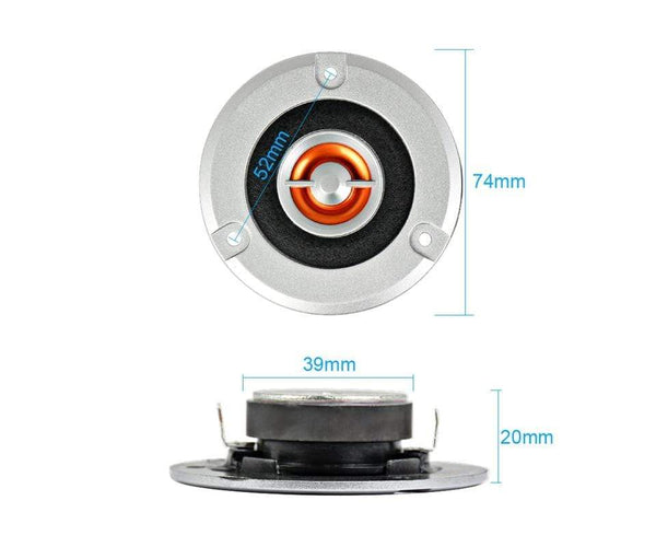 Planet Gates AIYMA 2Pcs 3Inch Audio Tweeter Loudspeaker Driver 4 Ohm 20 W Home Theater KTV HIFI Music MIni Speaker