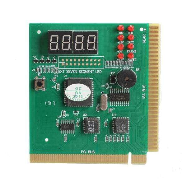 Planet Gates AK PCI & ISA Motherboard Tester Diagnostics Display 4-Digit PC Computer Mother Board Debug Post Card Analyzer