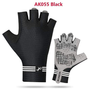Planet Gates AK055Black / S Cycling Gloves Gel Shockproof MTB Road Bike Gloves Breathable Durable Bicycle Gloves Non-slip Biking Glove for Men Women