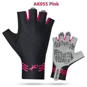 Planet Gates AK055Pink / S Cycling Gloves Gel Shockproof MTB Road Bike Gloves Breathable Durable Bicycle Gloves Non-slip Biking Glove for Men Women