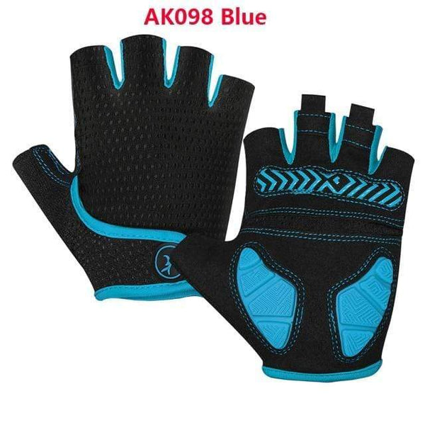 Planet Gates AK098Blue / XL Cycling Gloves Gel Shockproof MTB Road Bike Gloves Breathable Durable Bicycle Gloves Non-slip Biking Glove for Men Women