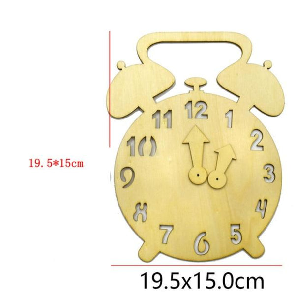 Planet Gates Alarm clock-DD100 Children Busy Board Accessories Wood DIY Toy Montessori Material Early Education Activity Toddler Toys For Basic Skills Learning