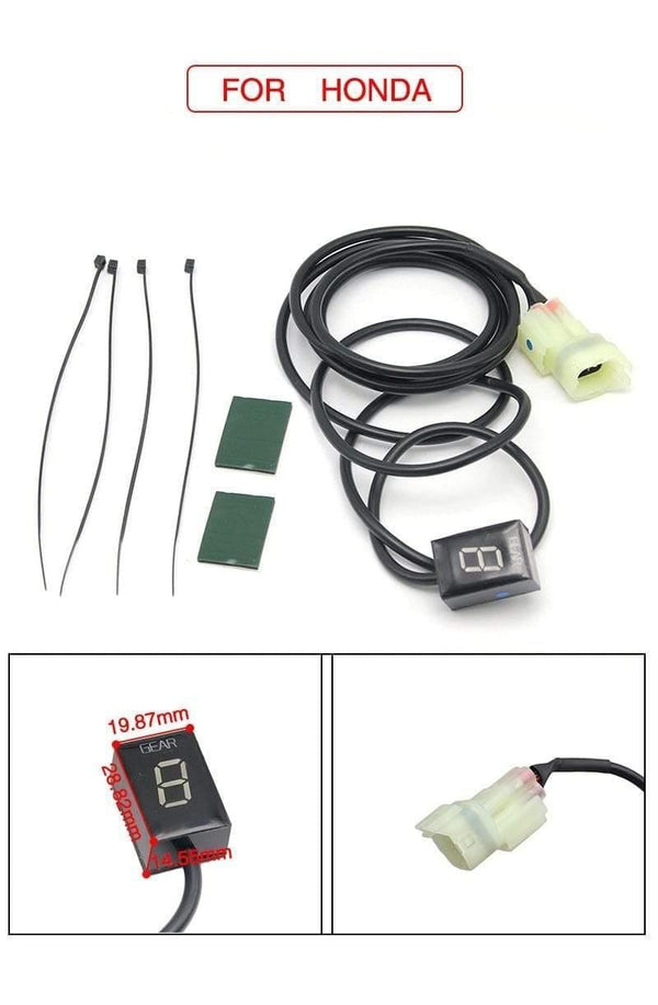 Planet Gates Alconstar-1-6 Gear Ecu Plug Mount Motorcycle EFI  Speed Gear Display Indicator For Suzuki for Honda for Yamaha for Kawasaki