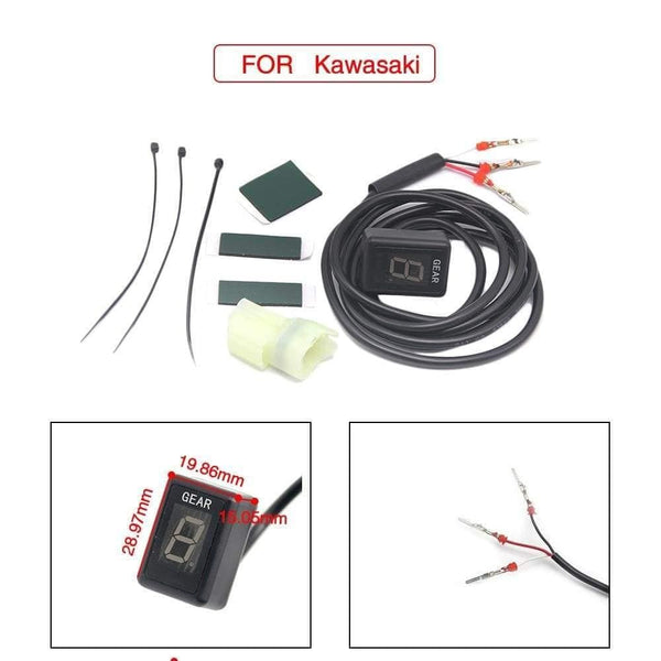 Planet Gates Alconstar-1-6 Gear Ecu Plug Mount Motorcycle EFI  Speed Gear Display Indicator For Suzuki for Honda for Yamaha for Kawasaki
