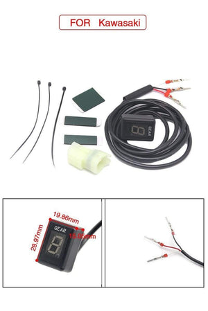Planet Gates Alconstar-1-6 Gear Ecu Plug Mount Motorcycle EFI  Speed Gear Display Indicator For Suzuki for Honda for Yamaha for Kawasaki