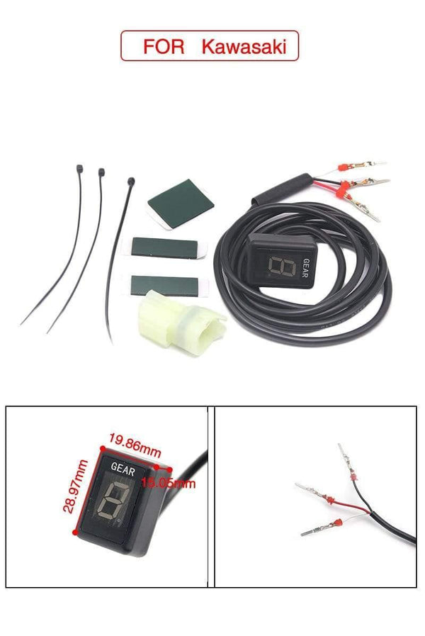 Planet Gates Alconstar-1-6 Gear Ecu Plug Mount Motorcycle EFI  Speed Gear Display Indicator For Suzuki for Honda for Yamaha for Kawasaki