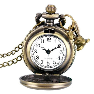 Planet Gates Alice In Wonderland Drink Me Tag Women Rabbit Flower Pocket Watch Necklace Pendant Novelty Christmas Gifts Box Sets