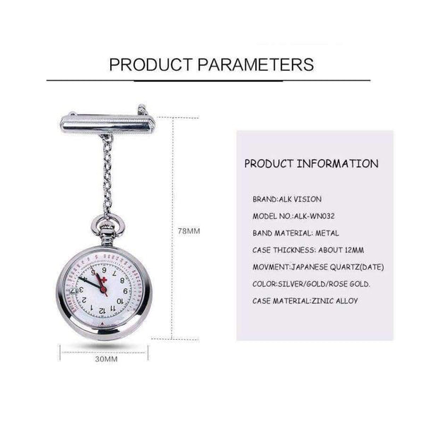 Planet Gates ALK VISION медицински часовник fob джобен часовник за медицински сестри лекар 2017 топ марка кварцова брошка медицински часовник висулки розово злато сребро