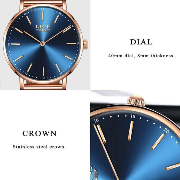 Planet Gates all black blue Women Watches Top Brand Luxury Ladies Casual Fashion Watch Ladies Waterproof Quartz Watch Zegarek Damski