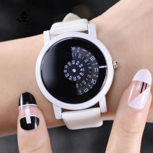 Planet Gates All black / China Design wristwatch camera concept brief simple special digital discs hands fashion quartz watches for men women