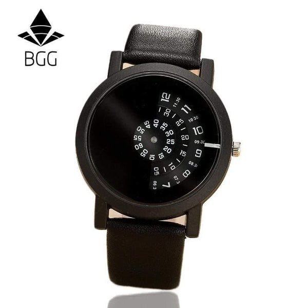 Planet Gates All black / China Design wristwatch camera concept brief simple special digital discs hands fashion quartz watches for men women