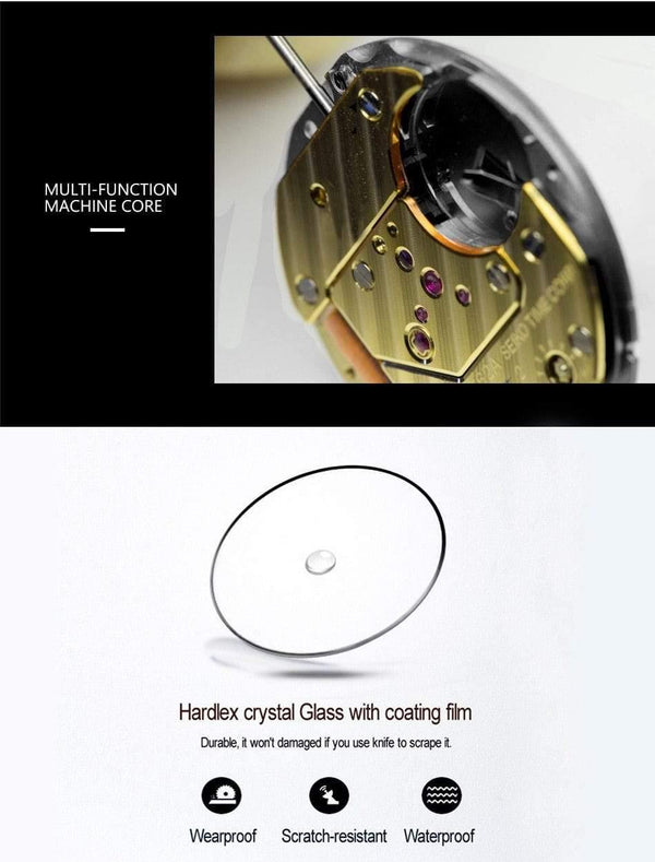 Planet Gates All black / China Mens Watches Top Brand Luxury Sport Watch Ultrathin Mesh Casual Waterproof Quartz Watch Men Blue Clock Relogio Masculino