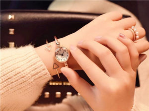 Planet Gates All black Women watches  popular brand simple numbers bracelet watch retro ladies quartz wrist watch orologio donna