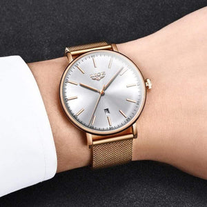 Planet Gates All black Womens Watches Top Brand Luxury Waterproof Watch Fashion Ladies Stainless Steel Ultra-Thin Casual  Wristwatch Quartz Clock